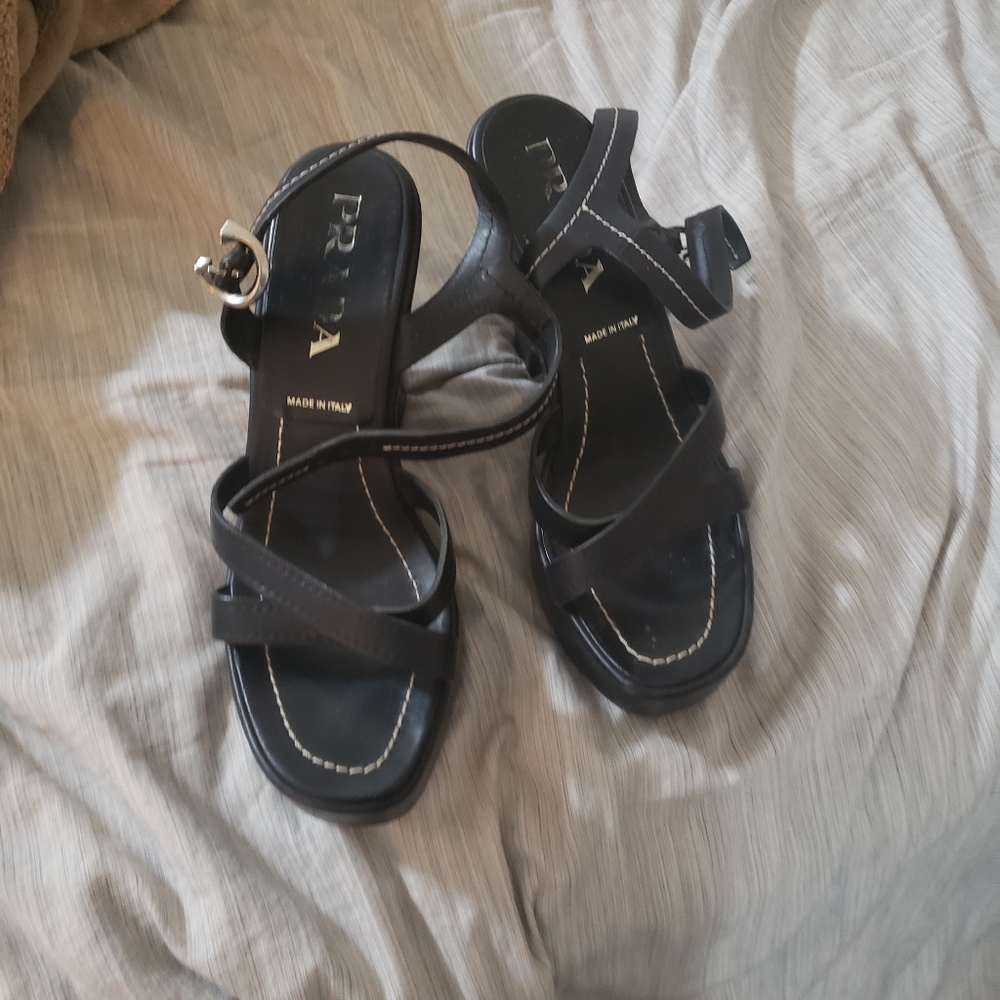 Prada wedges
